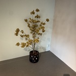 Kunstboom in pot, geel/groen